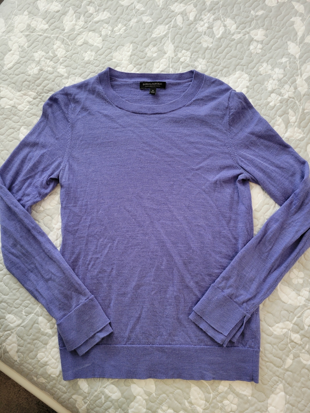 Banana Republic Purple Crewneck Sweater